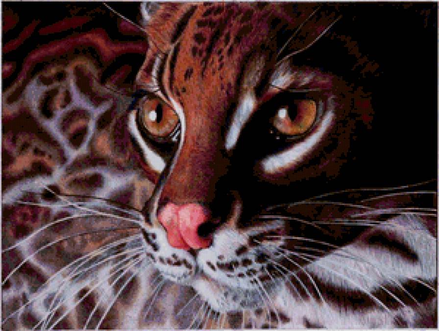 Серия "Большие кошки" - кошки, животные, оцелоты - предпросмотр