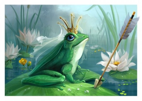 царевна-лягушка - сказка, лягушка - оригинал