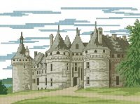 Оригинал схемы вышивки «замок» (№118171)