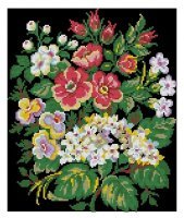 Оригинал схемы вышивки «цветы» (№118225)