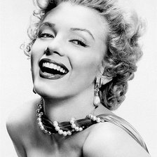 Схема вышивки «Мерилин Монро»