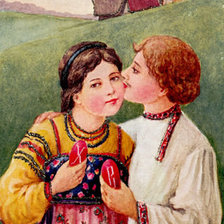 Схема вышивки «ПОЦЕЛУЙ»