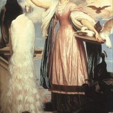 Схема вышивки «Кормление птиц»