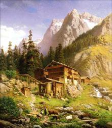 домик в горах - оригинал