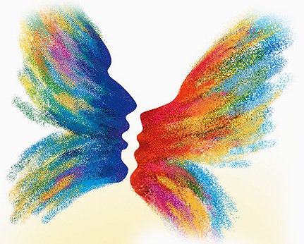 любовь - абстракция, детям до 16, картина - оригинал