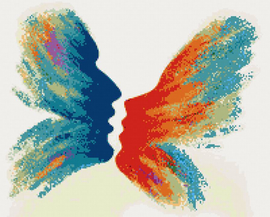 любовь - картина, детям до 16, абстракция - предпросмотр