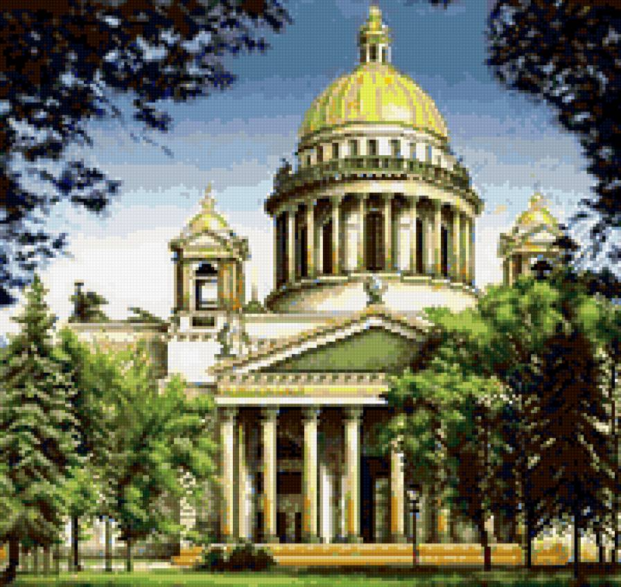 исаакивский собор - санкт-петербург, собор, высота - предпросмотр