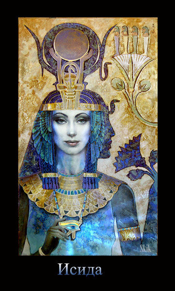 Египетские мотивы - египетская мифология, богини - оригинал