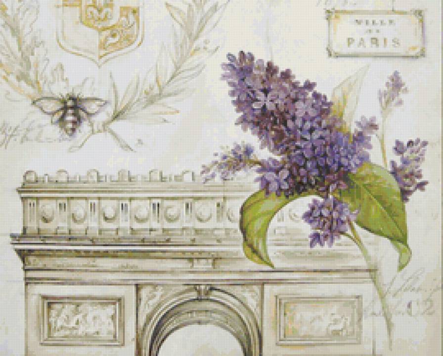 Цветочный винтаж - живопись, angela staehling - предпросмотр