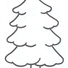 Схема вышивки «елка»