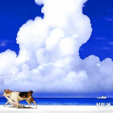 Схема вышивки «Котик 4»