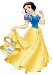 Белоснежка - мини-схема, принцессы - оригинал