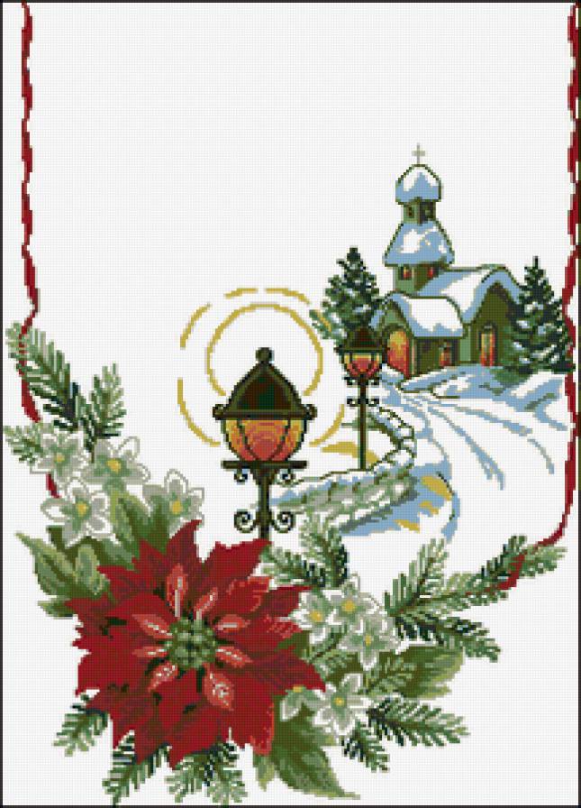 картина - новый год, рождество, зима - предпросмотр