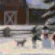 Предпросмотр схемы вышивки «Очень красивая зимняя картина)» (№120997)