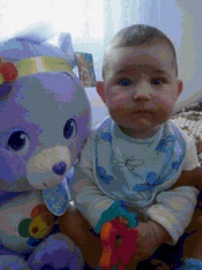 синочок - син, медведик, дитина - предпросмотр