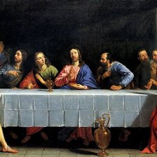 Схема вышивки «тайна вечеря»