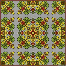 Схема вышивки «Подушка»