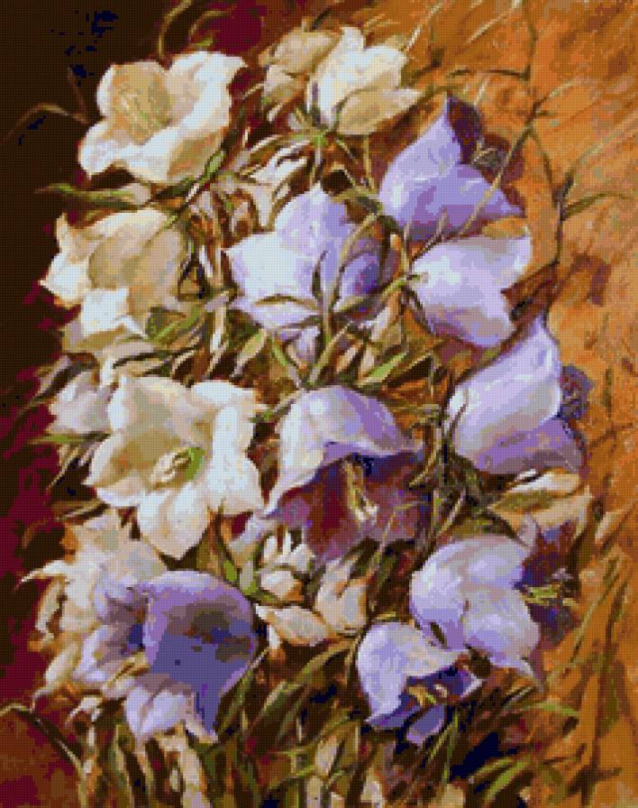 Серия "Букет" - букет, колокольчики, цветы - предпросмотр