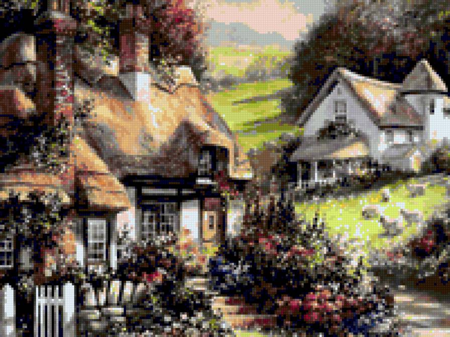 дома - домик, лето, деревня - предпросмотр