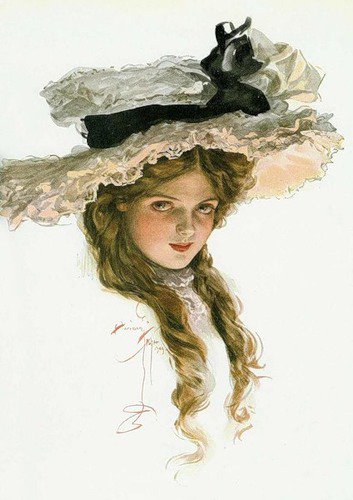 Серия "Портрет" - девушка - оригинал