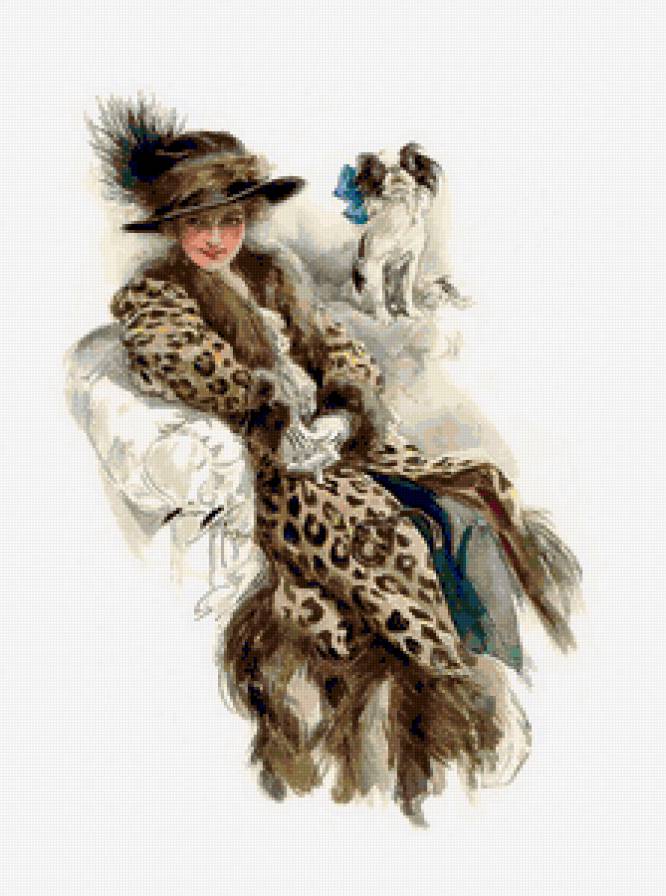 Серия "Портрет" - животные, девушка, собаки - предпросмотр