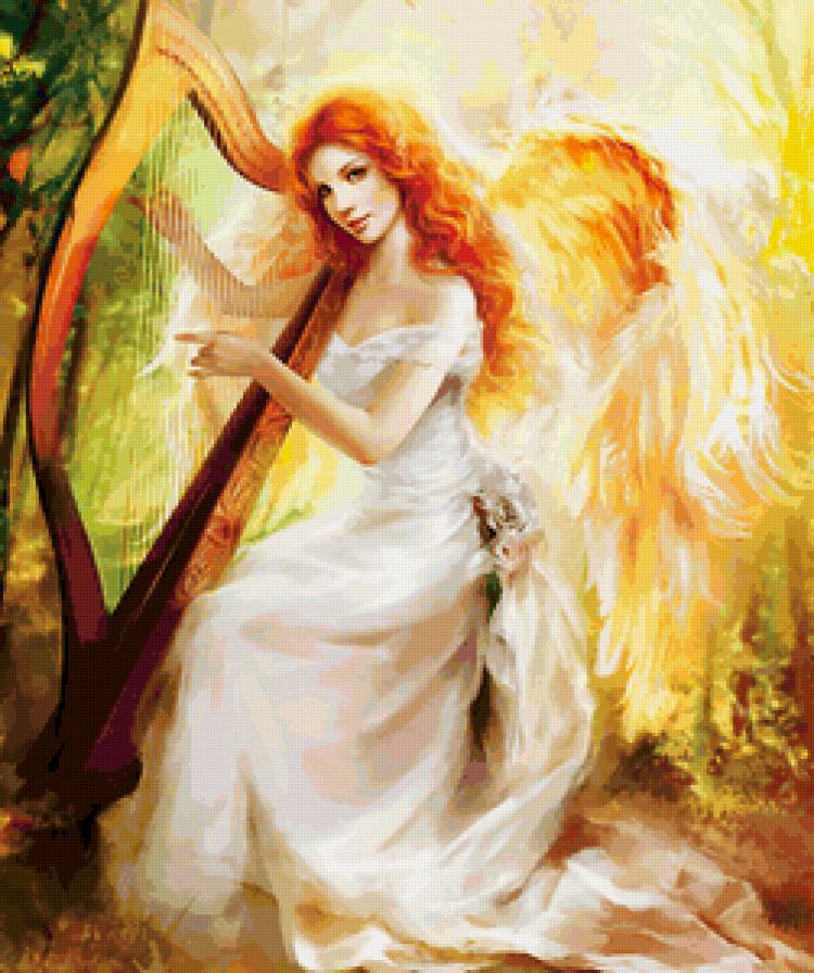 №121730 - люди, ангел, фэнтези, девушка - предпросмотр