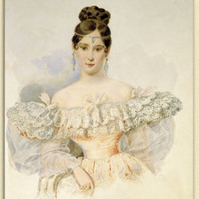 Схема вышивки «Наталья Пушкина»