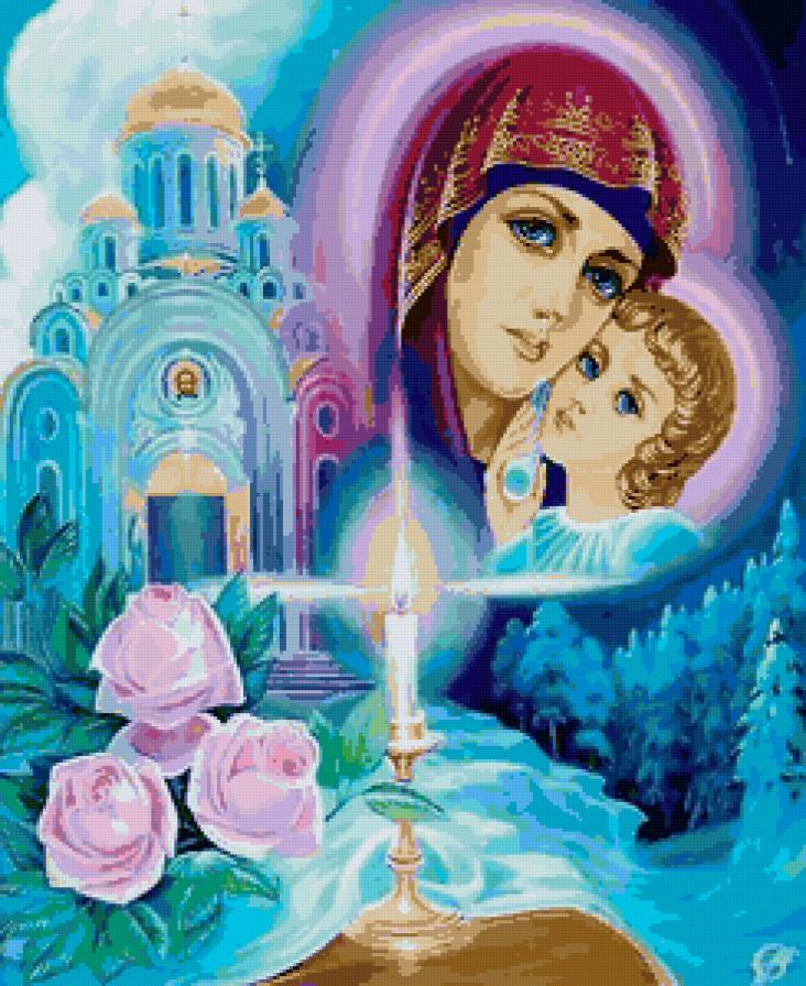 твоей любви благословенье - религия, суворов, картина, икона - предпросмотр