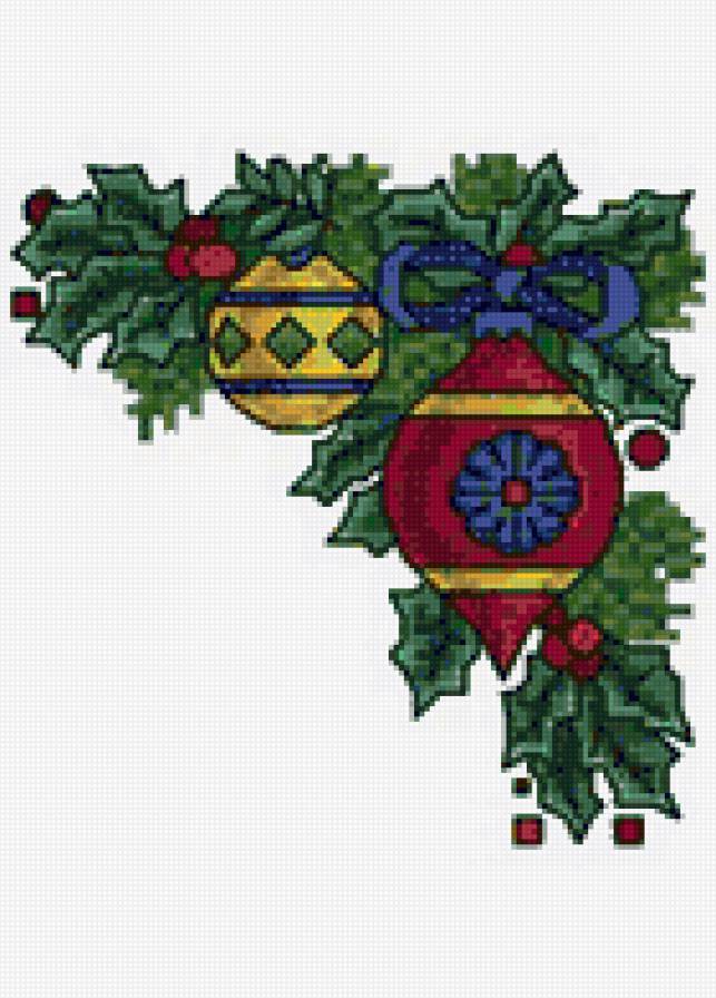 Сюжет для скатерти и салфетки - скатерти и салфетки, новогодняя, новый год, елка, салфетка - предпросмотр