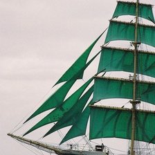 Схема вышивки «корабль»