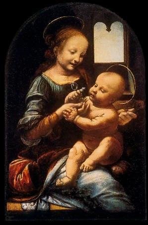 Мадонна с младенцем (Бенуа) - младенец, живопись, картина - оригинал