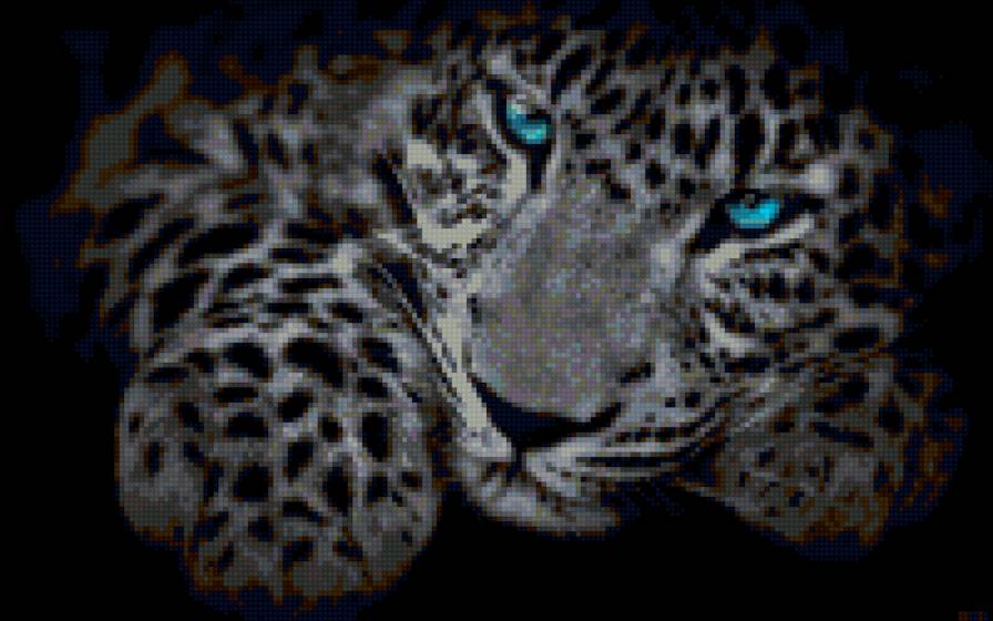 Взгляд - леопард - предпросмотр