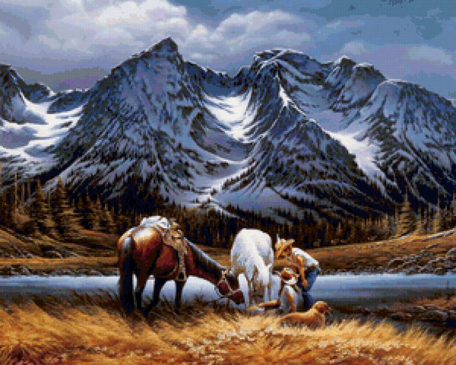 Горы - природа, пейзаж - предпросмотр