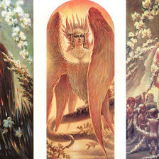 Схема вышивки «триптих»