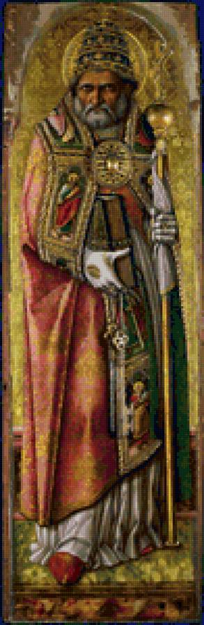 Saint Peter - мужчина, христианство, религия, икона, живопись - предпросмотр