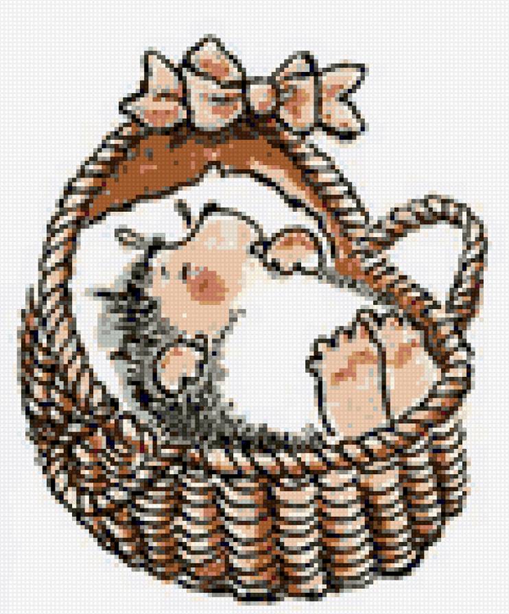 Весёлый ёжик - валентинка, ромашки, ежик, веселый ежик, сердечки, ежики, цветы - предпросмотр