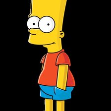 Схема вышивки «Bart Simpson»