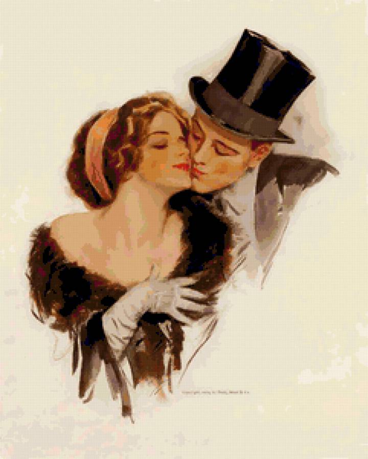 Серия "Портрет" - двое, мужчина, девушка, пара, люди - предпросмотр