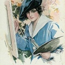 Схема вышивки «Серия "Портрет"»