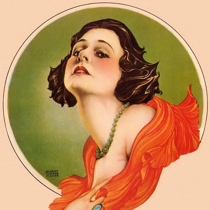 Серия "В американском стиле" - девушка - оригинал