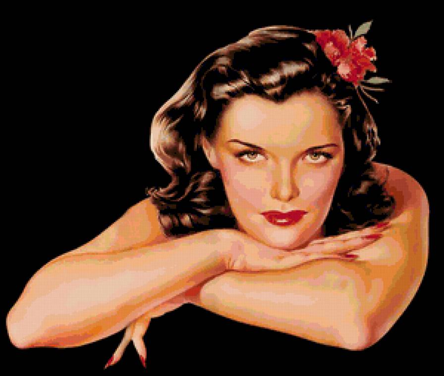 Серия "В американском стиле" - девушка - предпросмотр