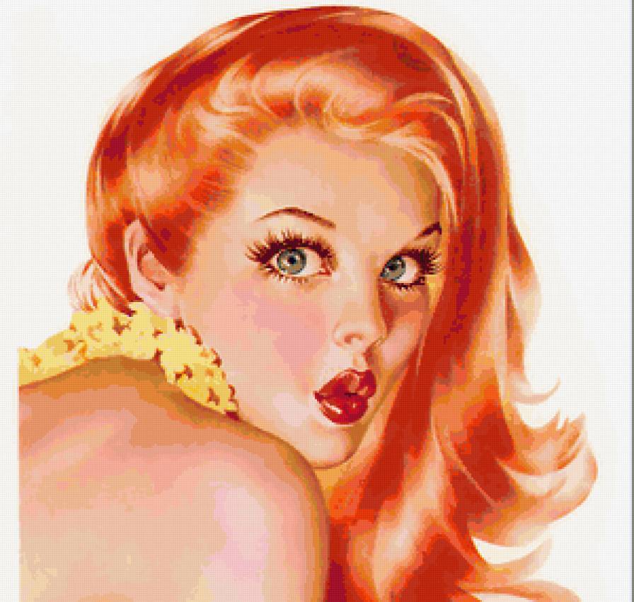 Серия "В американском стиле" - девушка - предпросмотр