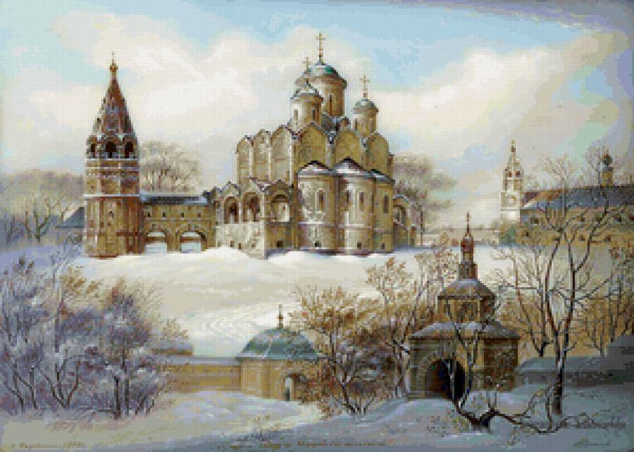 Суздаль зимой - природа, пейзаж - предпросмотр