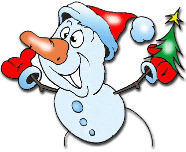 Весёлый снеговик - снеговик, для детей, новый год, рождество, снеговики - оригинал