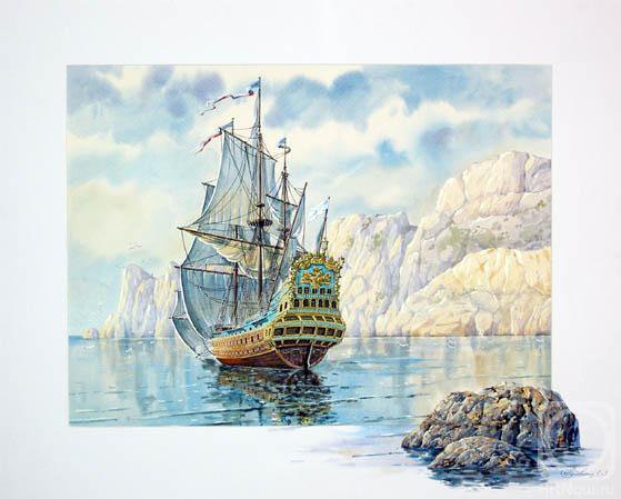 корабль - корабль, море - оригинал