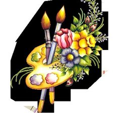 Схема вышивки «Палитра»