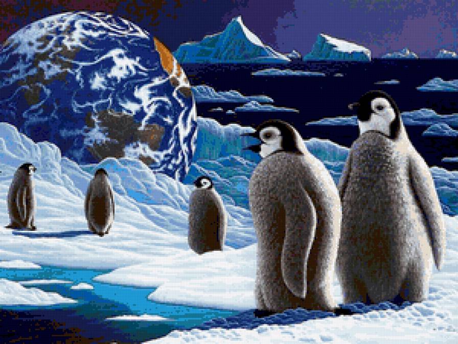 №124128 - пейзаж, животные - предпросмотр