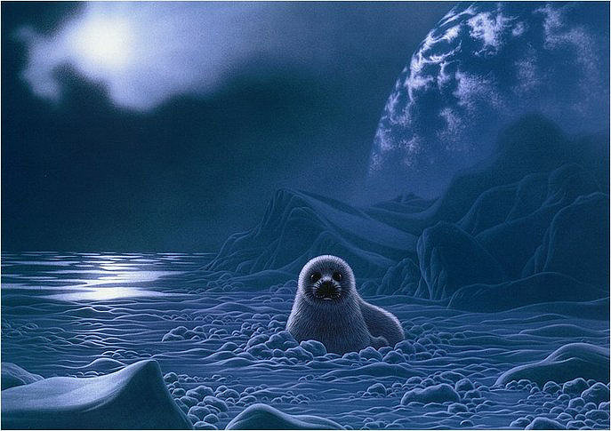 №124151 - пейзаж, животные - оригинал