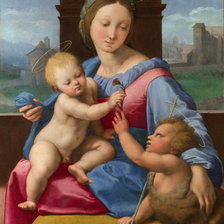Оригинал схемы вышивки «Raphael - The Garvagh Madonna» (№124161)