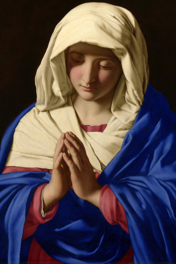 Молитва - портрет, картина, святая, религия, живопись - оригинал